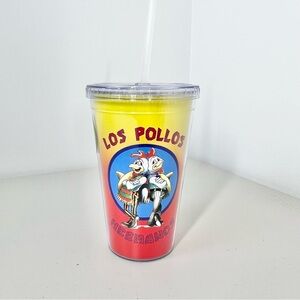 NWOT Better Call Saul Breaking Bad Los Pollos Hermanos Travel Tumbler Cup